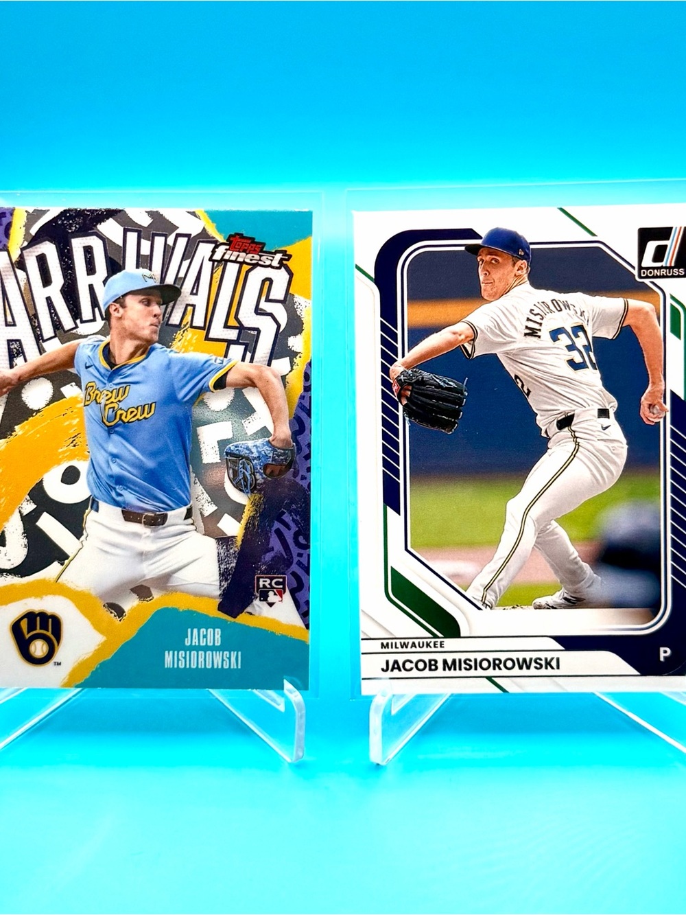🔥JACOB MISIOROWSKI LOT! 🔥Silver Arrivals Rookie + Donruss Insert! 🤩